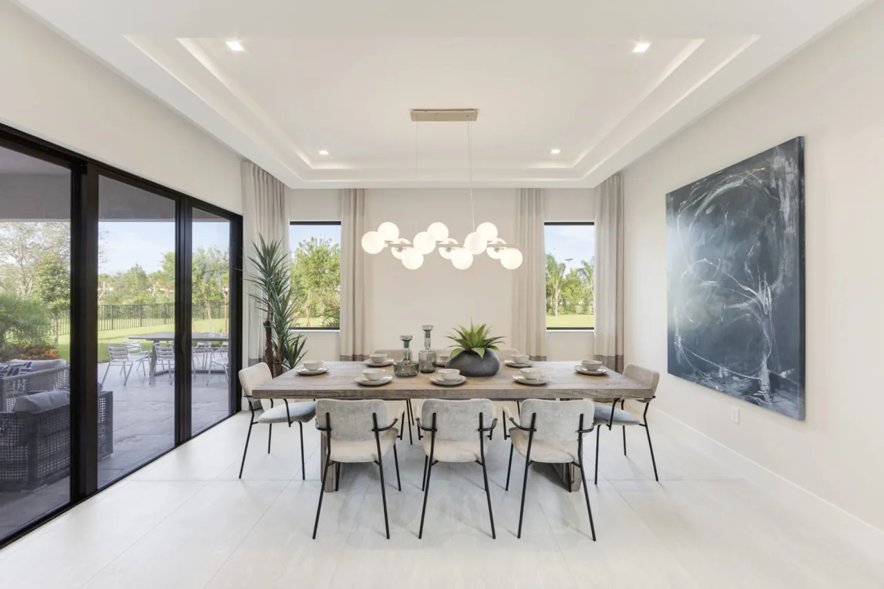 Fairway model dining room