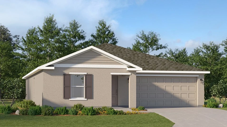 A modern ranch-inspired exterior